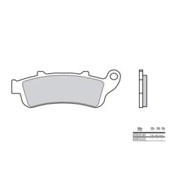 Brembo S.p.A. Plaquettes de frein Scooter métal fritté - 07072XS