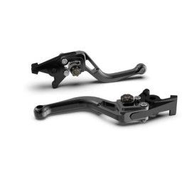 LSL Frein levier BOW pour Brembo 15/17/19 RCS, R37R, court, noir/anthracite, noir-gris