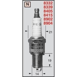 CHAMPION Spark plug RN7YCC