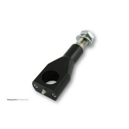 Ritz Alu-Riser Big Bone style plat, noir, 100 mm, 1 1/4 pouce, avec guide câble interne