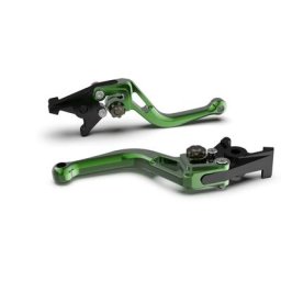 LSL Frein levier BOW pour Brembo 15/17/19 RCS, R37R, court, vert /anthracite, noir-gris