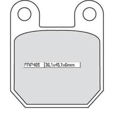 FERODO Frein pad FRP 405 Platine