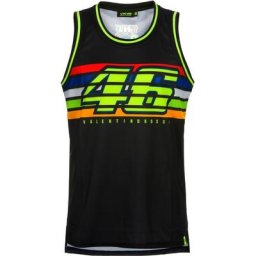 VR46 Stripes pull, noir-jaune, taille XS S