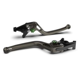 LSL Frein levier BOW pour Brembo 15/17/19 RCS, R37R, anthracite/vert