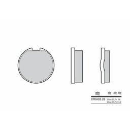Brembo S.p.A. Plaquettes de frein route carbone céramique - 07KA0328