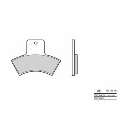 Brembo S.p.A. Plaquettes de frein Off-Road métal fritté - 07PO04SD