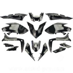 O PARTS Carénage Competition noir brillant - Yamaha T-Max 530, taille 10 mm