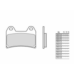 Brembo S.p.A. Plaquettes de frein carbone céramique - 07BB19RC