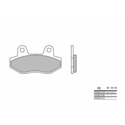 Brembo S.p.A. Plaquettes de frein route métal fritté - 07GR12SP