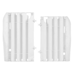 POLISPORT Cache radiateur blanc Honda CRF450R