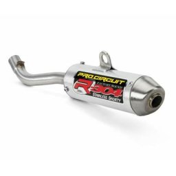 PRO CIRCUIT Silencieux PRO CIRCUIT R-304 alu brossé/casquette inox KTM/Husqvarna 65