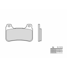 Brembo S.p.A. Plaquettes de frein carbone céramique - 07HO50RC