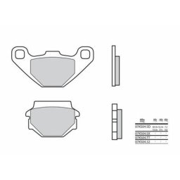 Brembo S.p.A. Plaquettes de frein Off-Road métal fritté - 07KS04SD