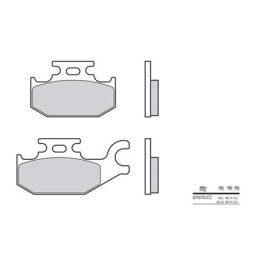 Brembo S.p.A. Plaquettes de frein Scooter carbone céramique - 07070CC