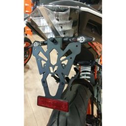 V PARTS Support de plaque noir KTM Duke 125/200/390