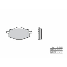 Brembo S.p.A. Plaquettes de frein Off-Road métal fritté - 07YA14SD