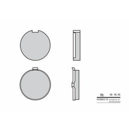 Brembo S.p.A. Plaquettes de frein route carbone céramique - 07GR6319