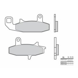 Brembo S.p.A. Plaquettes de frein route carbone céramique - 07SU1509