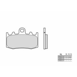 Brembo S.p.A. Plaquettes de frein route métal fritté - 07BB26SA