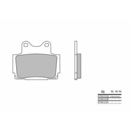 Brembo S.p.A. Plaquettes de frein route métal fritté - 07YA12SP