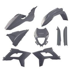 POLISPORT Kit plastique gris nardo - Beta RR 2T/4T