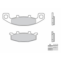 Brembo S.p.A. Plaquettes de frein route carbone céramique - 07KA0933