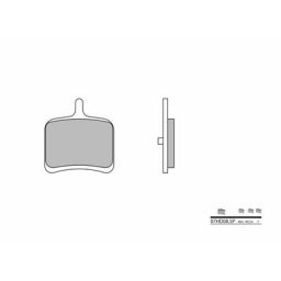 Brembo S.p.A. Plaquettes de frein route métal fritté - 07HD08SP