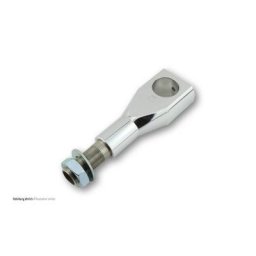 Ritz Alu-Riser Big Bone style plat, poli, 150 mm, 1 1/4 pouce, avec guide câble interne, argent