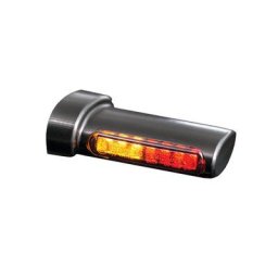 HeinzBikes Winglets 3in1 LED feu arrière, feu de frein, unité de signal de virage, tous les modèles H-D 93-, noir