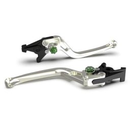 LSL Frein levier BOW pour Brembo 15/17/19 RCS, R37R, argent/vert