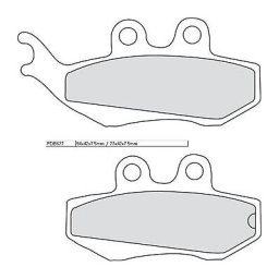 FerODO Frein pad FDB 677 Platine
