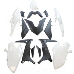O PARTS Carénage Competition blanc - Yamaha T-Max 560, taille 10 mm