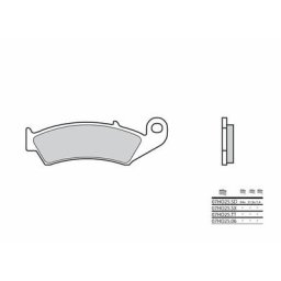 Brembo S.p.A. Plaquettes de frein Off-Road métal fritté - 07HO25SD