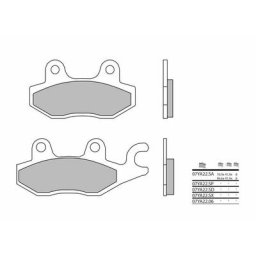 Brembo S.p.A. Plaquettes de frein route carbone céramique - 07YA2206