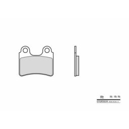 Brembo S.p.A. Plaquettes de frein route carbone céramique - 07GR5804, taille 135 mm