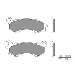 Brembo S.p.A. Plaquettes de frein Scooter carbone céramique - 07090CC