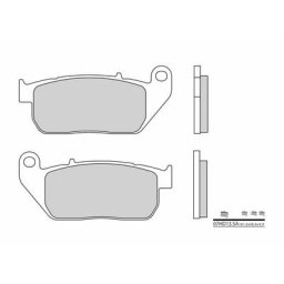 Brembo S.p.A. Plaquettes de frein route métal fritté - 07HD13SA