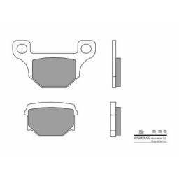 Brembo S.p.A. Plaquettes de frein route carbone céramique - 07GR09CC