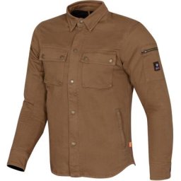 Merlin Brody D3O Chemise de moto monocouche, brun, taille 3XL