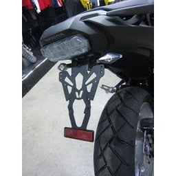 V PARTS Support de plaque noir Honda NC750X