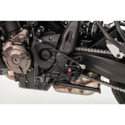 Système de repose-pieds LSL 2 diapositives MT-07/XSR700, noir