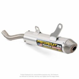 PRO CIRCUIT Silencieux 304 alu brossé/casquette inox Yamaha YZ 125