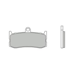Brembo S.p.A. Plaquettes de frein carbone céramique - 07GR06RC