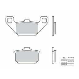 Brembo S.p.A. Plaquettes de frein route carbone céramique - 07KA0808