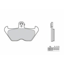Brembo S.p.A. Plaquettes de frein route métal fritté - 07BB24SA