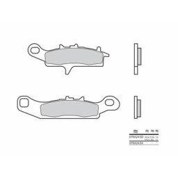 Brembo S.p.A. Plaquettes de frein Off-Road métal fritté - 07KA24SD