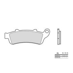 Brembo S.p.A. Plaquettes de frein Scooter carbone céramique - 07034CC
