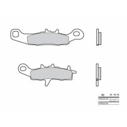 Brembo S.p.A. Plaquettes de frein Off-Road métal fritté - 07KA22SX