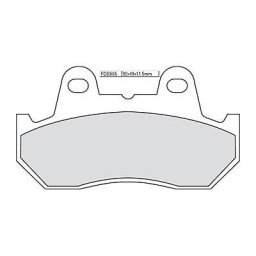 FerODO Frein pad FDB 665 Platine