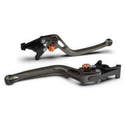 LSL Levier de frein BOW pour Brembo 15/17/19 RCS, R37R, anthracite/orange